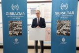 60th anniversary of Gibraltar  at the United Nations  exhibition opened yesterday